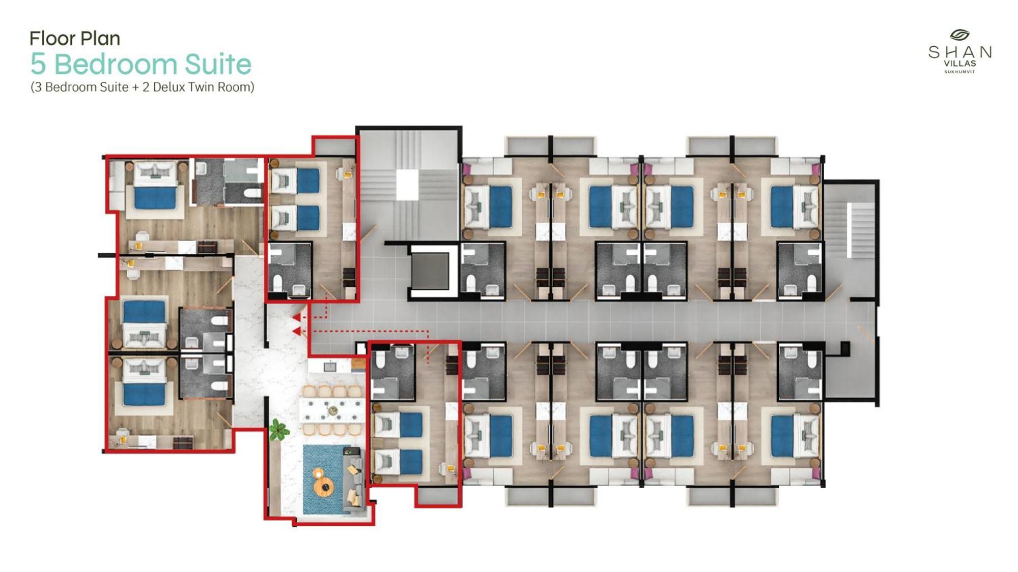 Shan Villas Sukhumvit Bangkok Exteriér fotografie